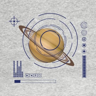 Saturn Exploration Space Travel T-Shirt